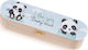 Christening Favor with Pencil Case Panda made of Wood