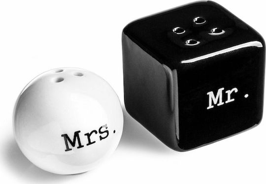 Gadget Master Mr. & Mrs Salz- und Pfefferset Keramik 2Stück Gadget Master Mr. & Mrs Salz- und Pfefferset Keramik 2Stück