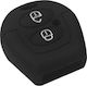 Car Key Cover Case made of with 2 Buttons for VW in Black Color