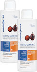 Macrovita Red Grape & Wheat Σαμπουάν κατά της Ξηροδερμίας για Όλους τους Τύπους Μαλλιών (2x200ml) 400ml