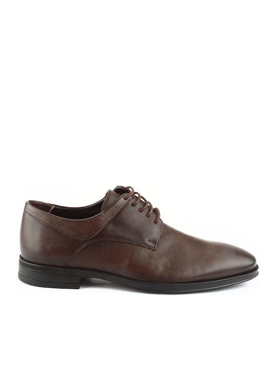Boxer Men's Leather Casual Shoes Brown