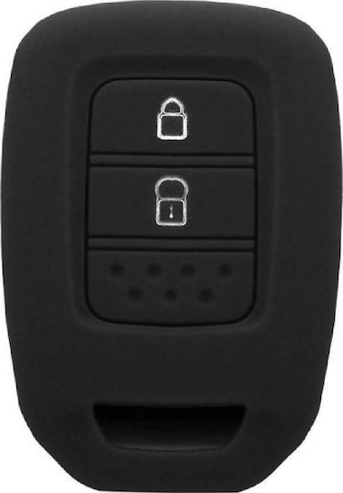 Car Key Cover Case made of with 3 Buttons for Honda in Black Color