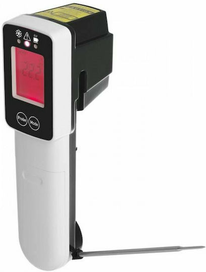 Hendi 271254 Infrarot- und Laserthermometer für Temperaturen von -60°C bis 350°C mit Entfernungsverhältnis 8:1