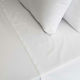 Decocraft Hotel Sheet White Queen Size 220x240cm Cotton & Polyester 1pcs