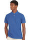 Barbour Ανδρικό T-shirt Polo Μπλε