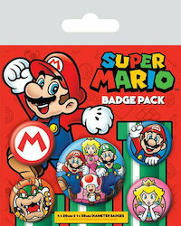 Pyramid International Nintendo Super Mario Badge Pack 5τμχ