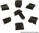Hermes Legs for Roof Bars Ends of Bar for GS1 and GS3 Bars for Alfa Romeo 156/Citroen XM/Fiat Croma/Ford Scorpio/Lancia Thema/Opel Vectra/Peugeot 405 Peugeot 405 Opel Vectra Fiat Croma Citroen XM Ford Scorpio Lancia Thema 4pcs