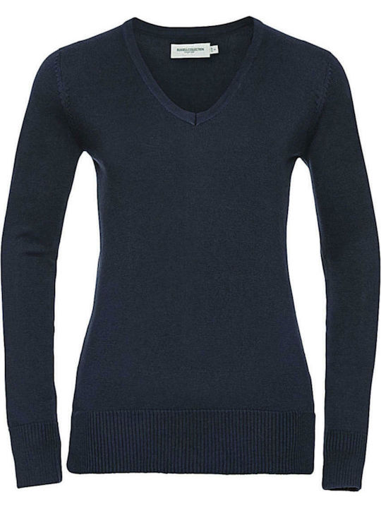 Russell Europe Women's Long Sleeve Promotional Blouse Navy Blue