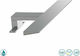 Fan Europe Modern Lamp Bathroom with Integrated LED and Natural White Light Silver 30x11.5x4.2cm