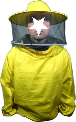 Beekeeper's jacket mask yellow