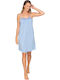 Jeannette Lingerie Summer Women's Nightdress Light Blue