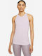 Nike Women's Athletic Blouse Sleeveless Lilacc