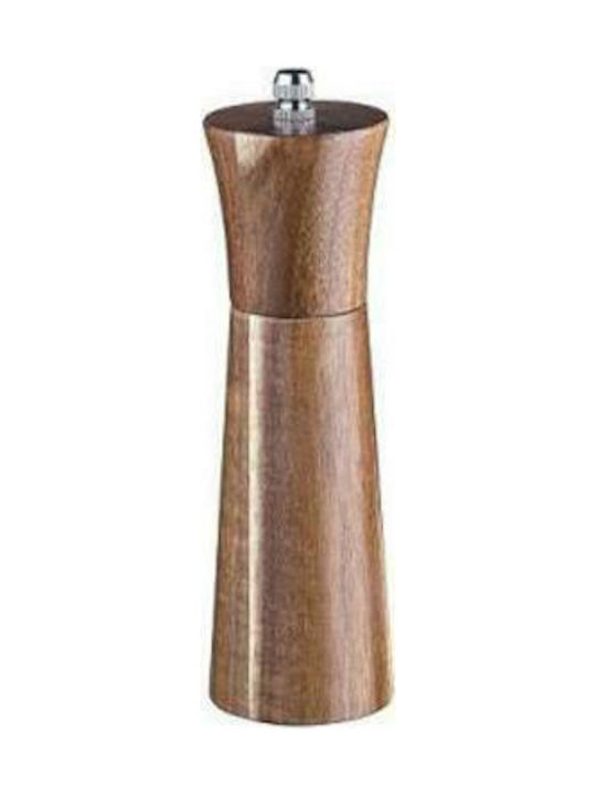 Leone Manual Wooden Spice Mill 15cm Brown