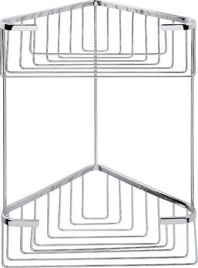 Kolossos Disegno Italiano Wall-mounted Sponge Holder Inox Silver