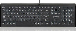 Perixx PERIBOARD-324 - Backlit Keyboard Only English US