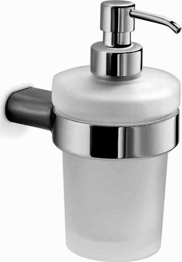 Κολοσσός Mito Επιτοίχιο Dispenser Γυάλινο Ασημί