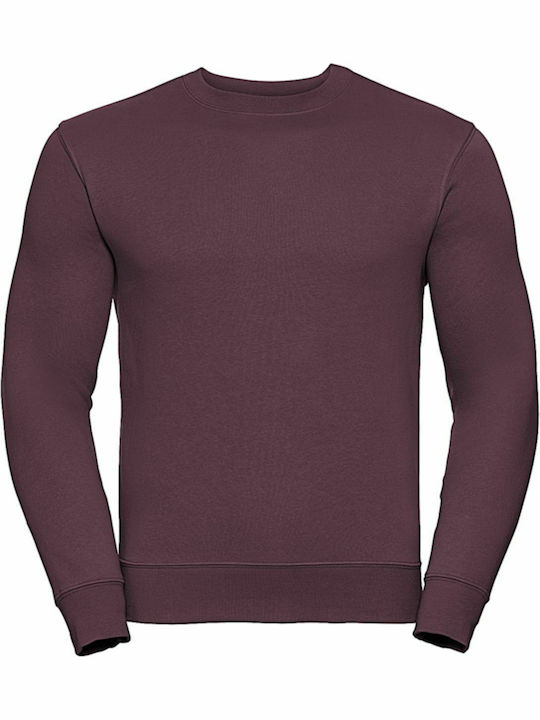 Russell Europe Men's Long Sleeve Promotional Sweatshirt Burgundy