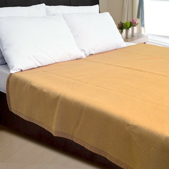 Palatex Hotel Hotel Blanket Semi Double Hotel Acrylic Blanket Orange 180x230cm