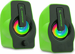 Rampage RMS-G7 Falsetto 2.0 cu Putere 6W Boxe PC Verzi