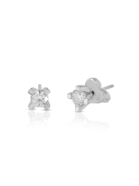 VITOPOULOS Earrings White Gold 18K With Diamonds