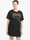 Puma Rebel Summer Mini T-Shirt Dress Black
