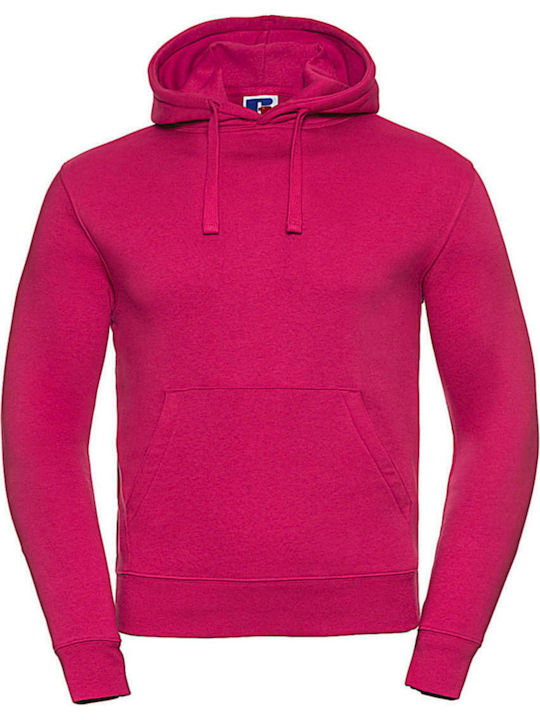 Russell Europe Werbe-Hoodie in Fuchsie Farbe