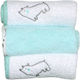 Baby Star Nordic Lavete de Umăr Verde 29x29εκ. 3buc