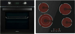 Davoline DSBO 8004 + BVC 6005 Einbauofen 72Es m...