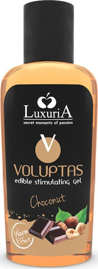 Luxuria Voluptas Edible Stimulating Warming Effect Διεγερτικό Gel με Άρωμα Choconut 100ml