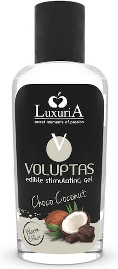 Luxuria Voluptas Edible Stimulating Gel Warming Effect Choco Coconut 100ml