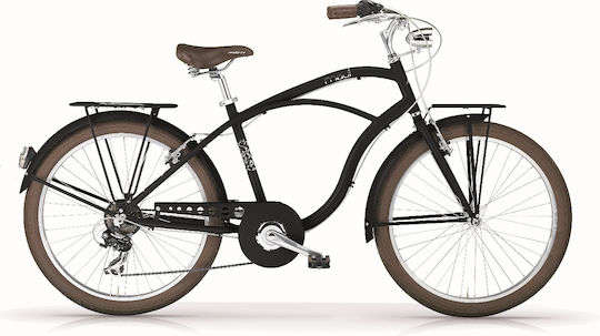 MBM Maui 26" 2021 Negru Bicicletă de Oras cu 7 Viteze