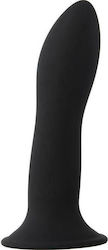 Dream Toys Solid Love Premium Dildo with Suction Cup Glass Dildo With Suction Cup Black 13cm