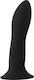 Dream Toys Solid Love Premium Dildo with Suction Cup Glass Dildo With Suction Cup Black 13cm