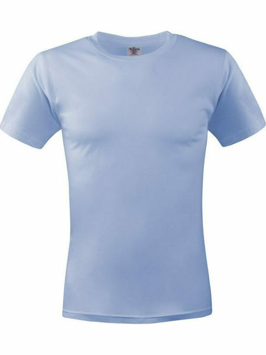 Keya Werbe-T-Shirt in Hellblau Farbe