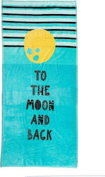 Palamaiki NV4 Kids Beach Towel Turquoise 150x70cm
