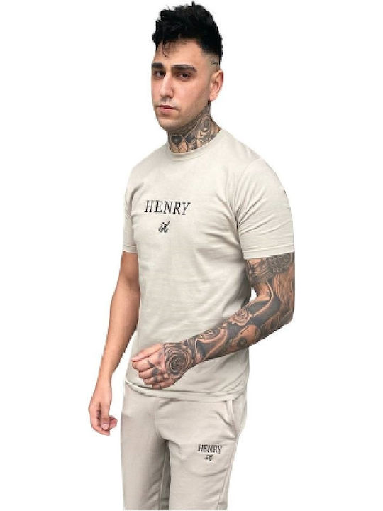 Henry Clothing 3-058 T-shirt Beige