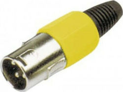 Ultimax MI6045 Plug XLR male Yellow (01.095.0002)