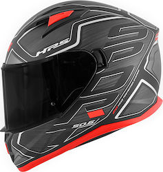 Givi H50.6 Sport Full Face Helmet 1490gr Deep Mat Black/Red GIV000KRA175