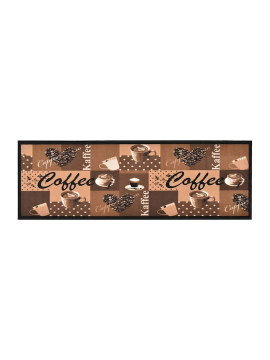 vidaXL Χαλάκι Κουζίνας Coffee Καφέ 60x300cm