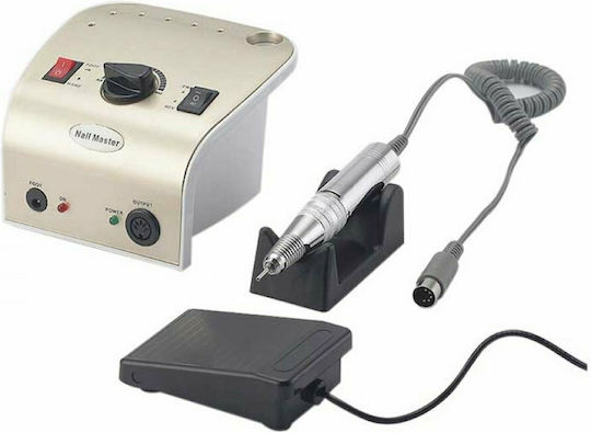 JMD-304 Nagelfräser Strom 65W Gold mit Pedal mit 35000 Umdrehungen pro Minute