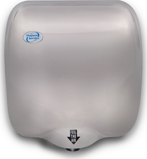 Hygiene Service Στεγνωτήρας Χεριών HD630 Ανοξείδωτος με Αισθητήρα σε Inox χρώμα 1.8kW ΣΡ-000028