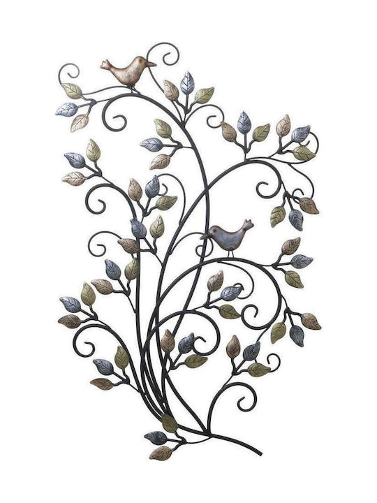 Inart Metallic Wall Ornament 48x3x77cm