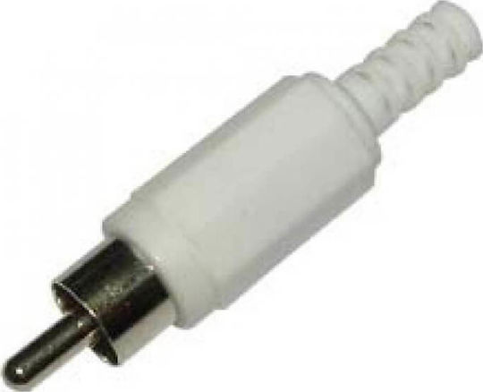 Ultimax RP158N Plug RCA male Whitr (01.099.0135)