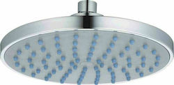 Gloria Round Showerhead Silver Ø20cm Lino Nova