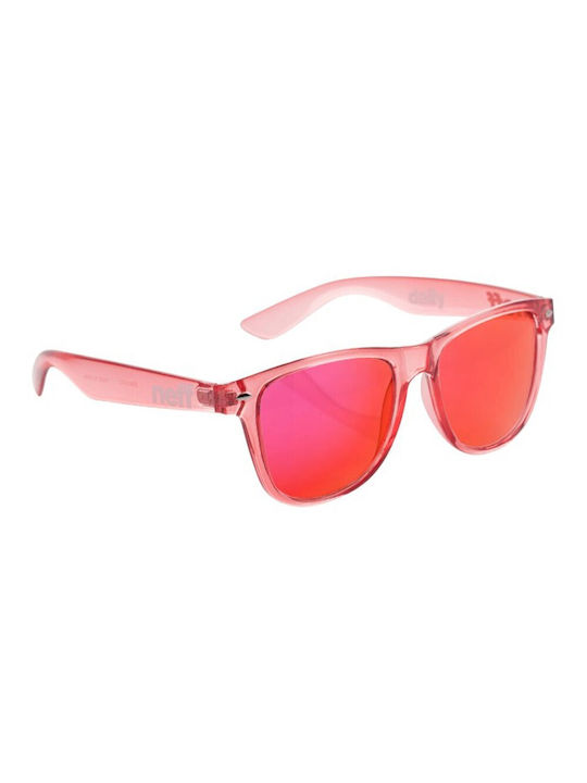 Neff Headwear Daily Ice Men's Sunglasses with Red Plastic Frame