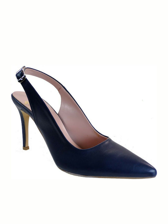 Alessandra Paggioti Γυναικεία Παπούτσια Γόβες 81000 Μπλε Σκούρο Ματ 88858