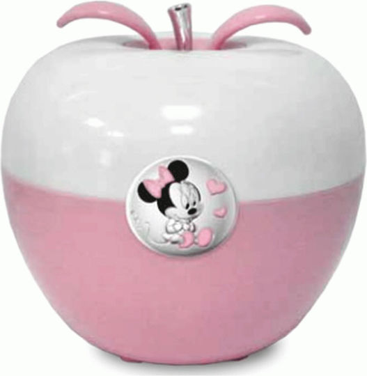 Disney Παιδικό Διακοσμητικό Φωτιστικό Minnie Mouse Ροζ 10x10cm