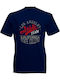 Sportliches T-shirt Blau