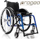 Progeo Exelle Αναπηρικό Αμαξίδιο Ελαφρού Τύπου 48cm Μπλε
