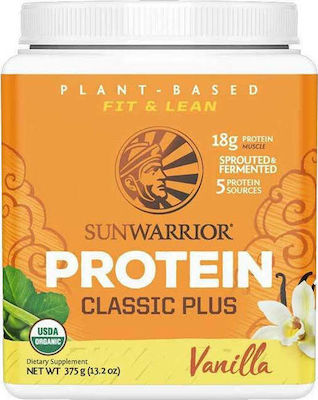 Sunwarrior Classic Plus Ohne Gluten & Laktose mit Geschmack Vanille 375gr